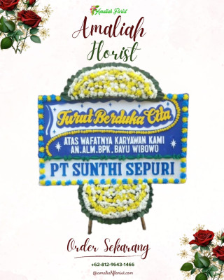 Papan Bunga Duka di Sayung